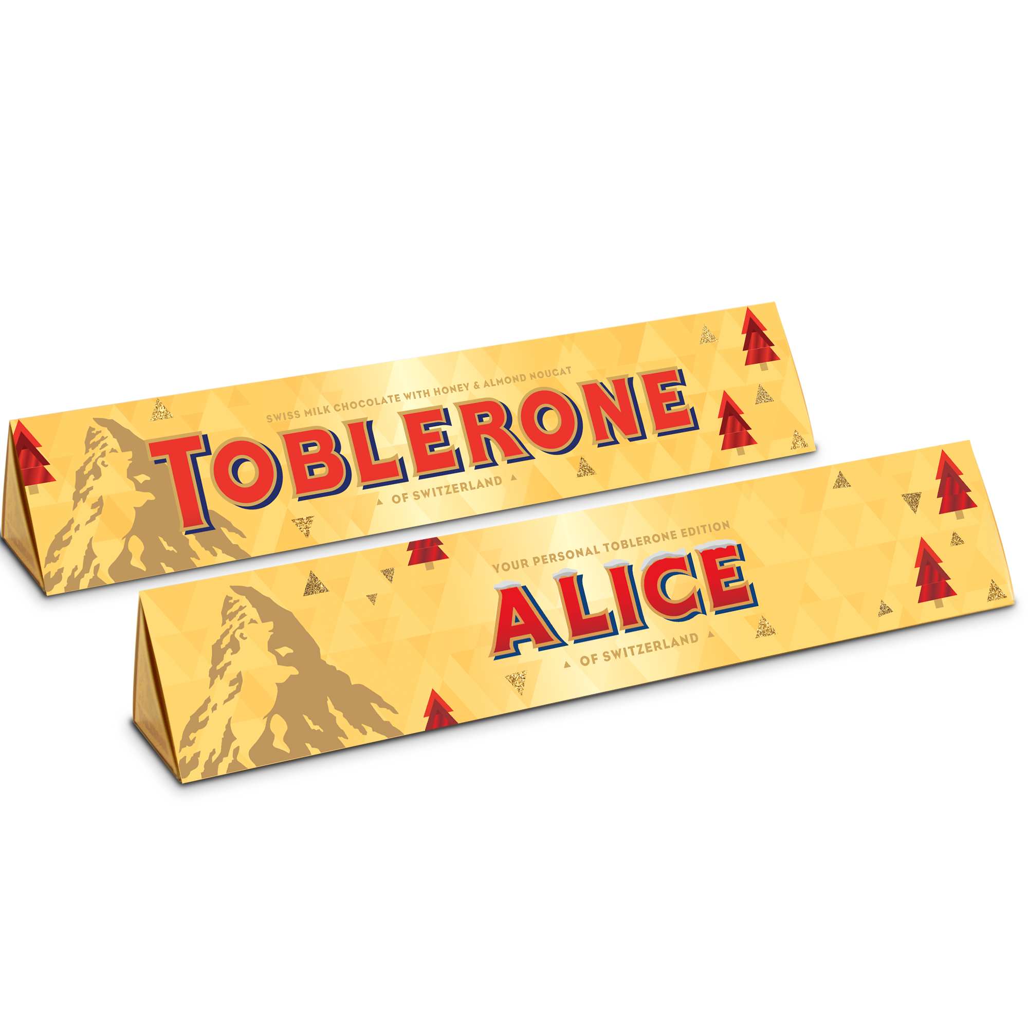 Personalise This 360g Toblerone With Christmas Personalised Sleeve And Tobleronefr