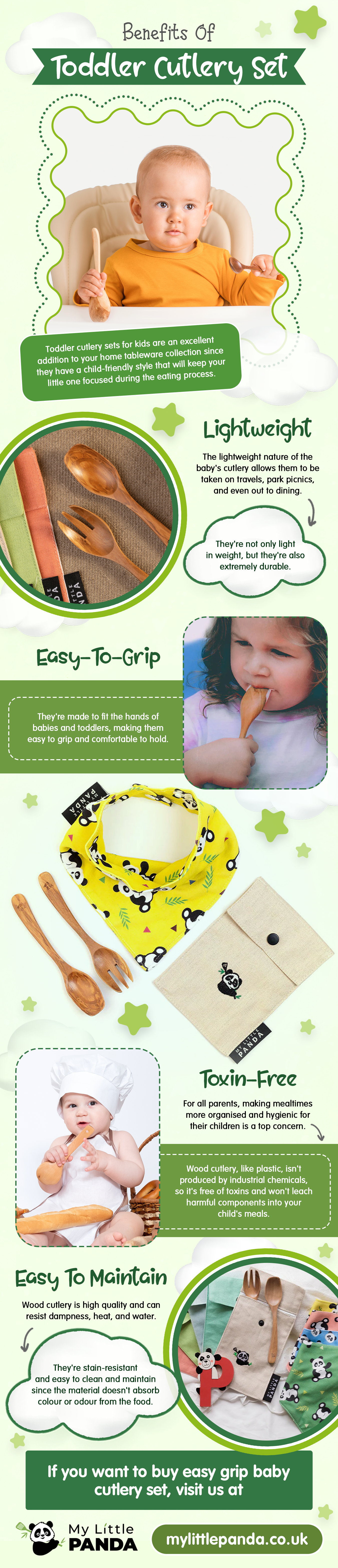 Benefits of Toddler Cutlery Set - Infograph