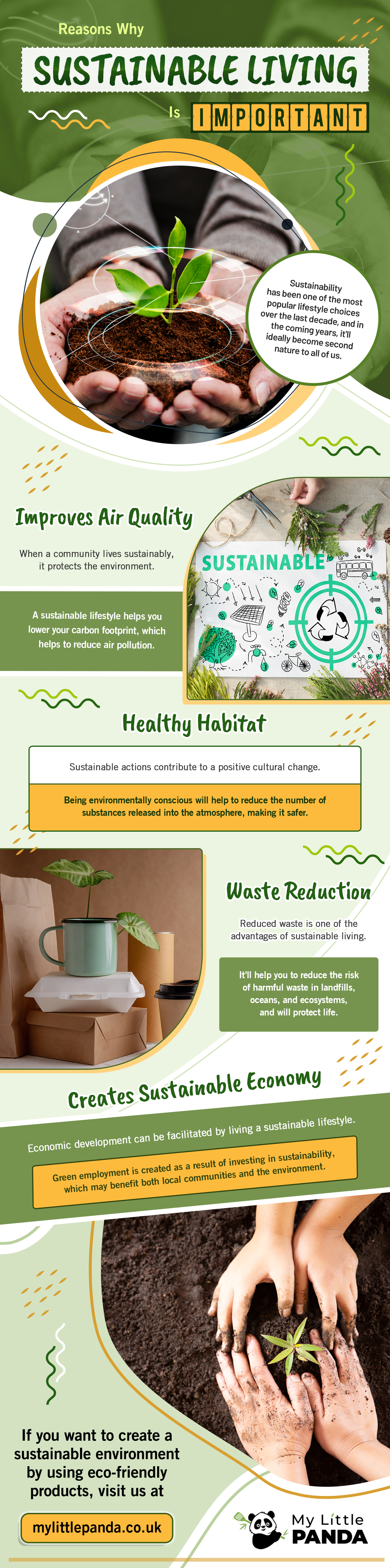Reasons Why Sustainable Living is Important - Infograph