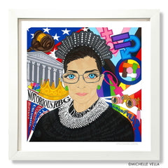 FRAMED PRINT OF RBG II