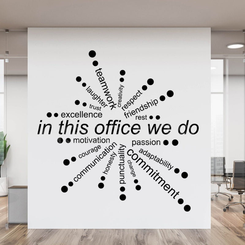 in this office we do - Vinyl Wall Decal . – eco-rolen