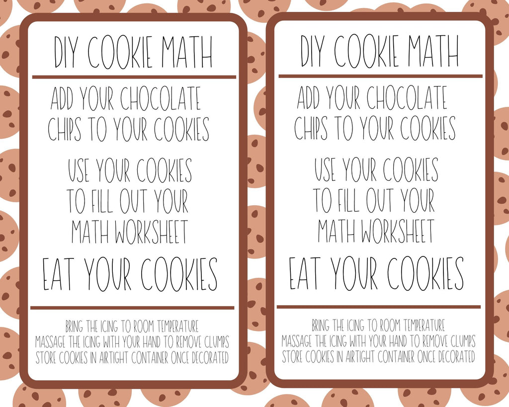 DIY Cookie Math Lesson Plan – American Confections