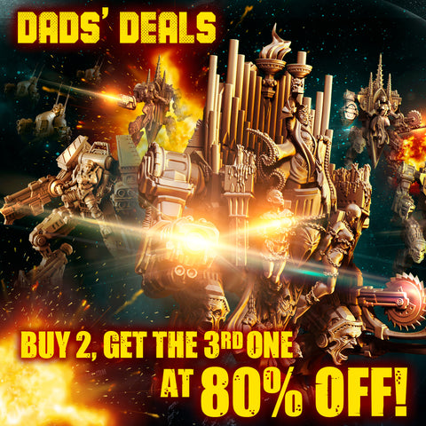 Raging Heroes Dad's Deals Buy Two Get The Third One At Eighty Percent off