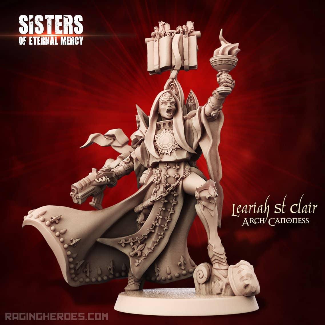Leariah St Clair, Arch Canoness (SoEM - SF) - Raging Heroes