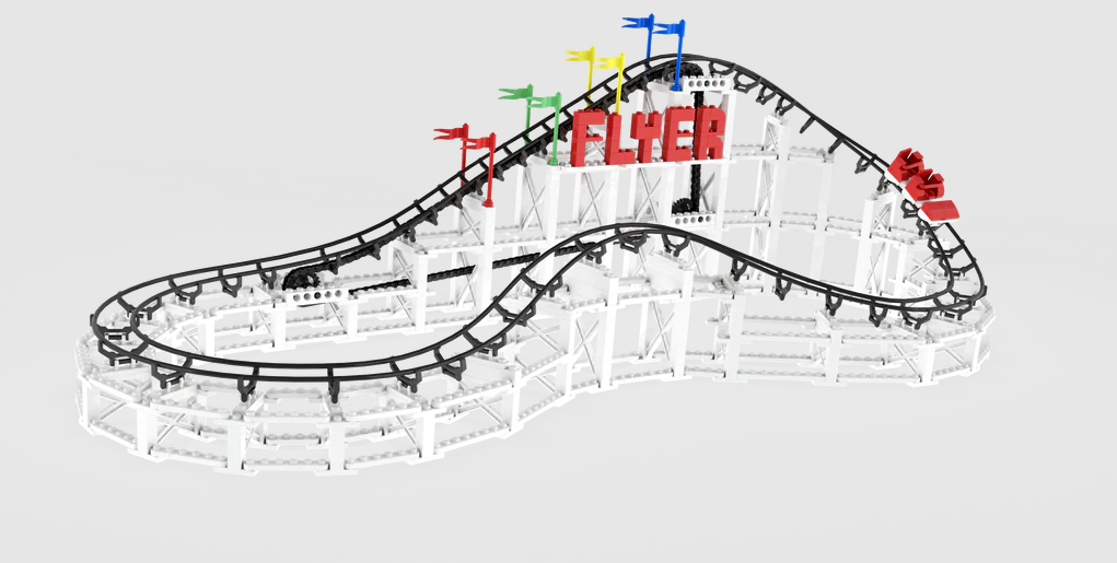 Flyer Roller Coaster Kit | EurekaPuzzles