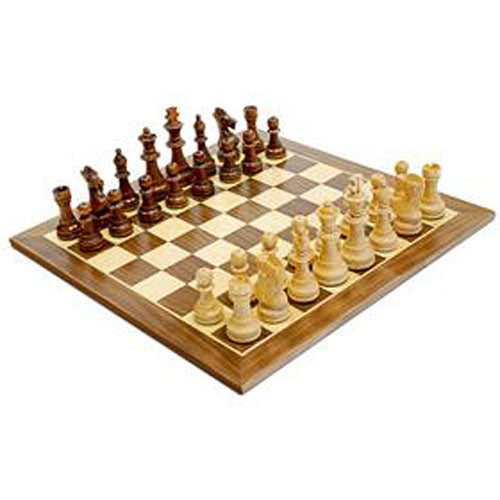 Chess Set 15" Brd; 3.75"K