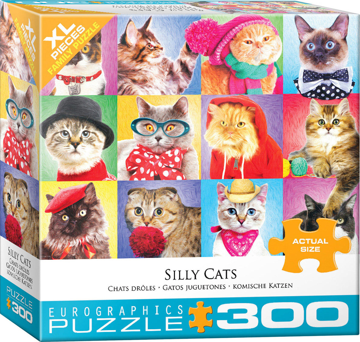 Herding Cats Wooden Jigsaw Puzzle (224 Pieces) by Nervous System