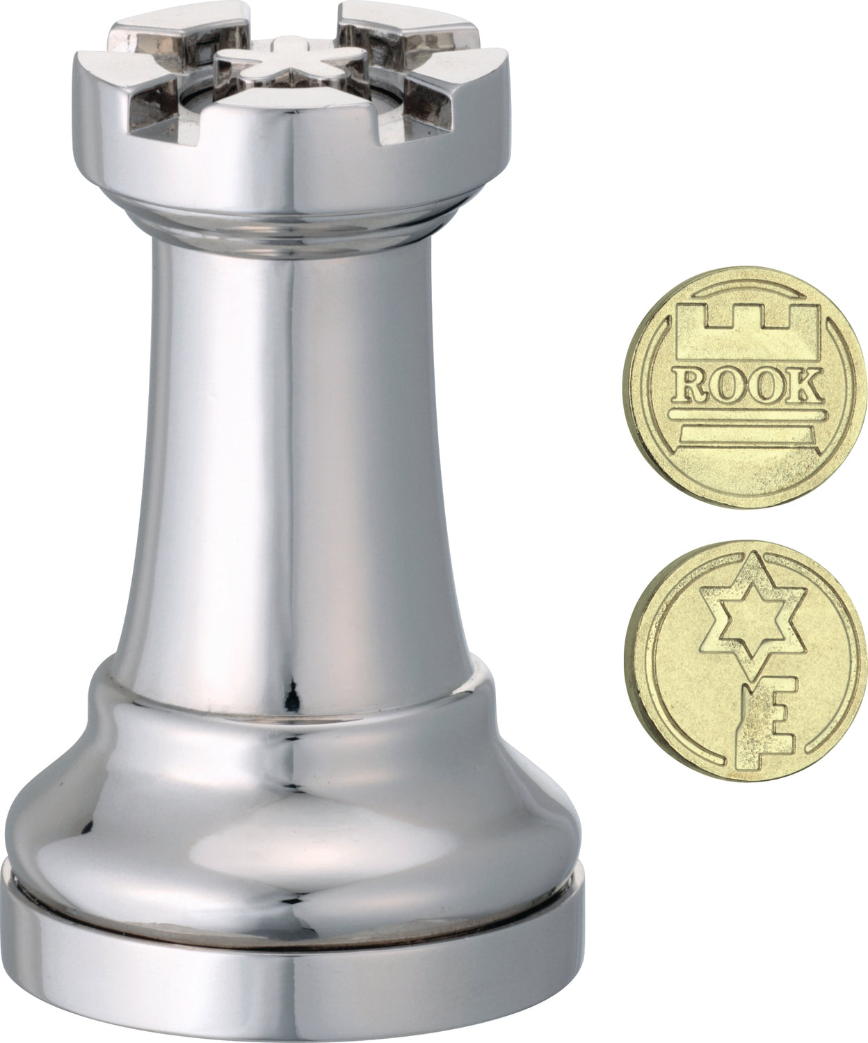 Metal Puzzle Chess Piece - King