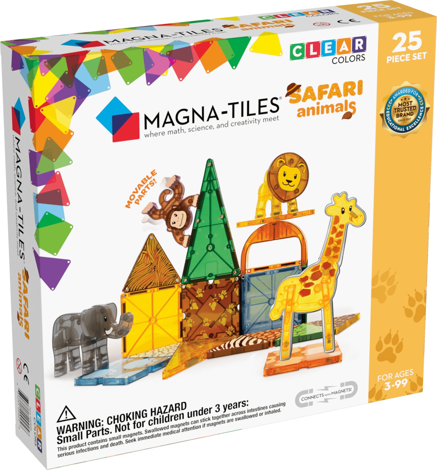 MAGNA-TILES® Metropolis 110-Piece Magnetic Construction Set with FREE Storage  Bin