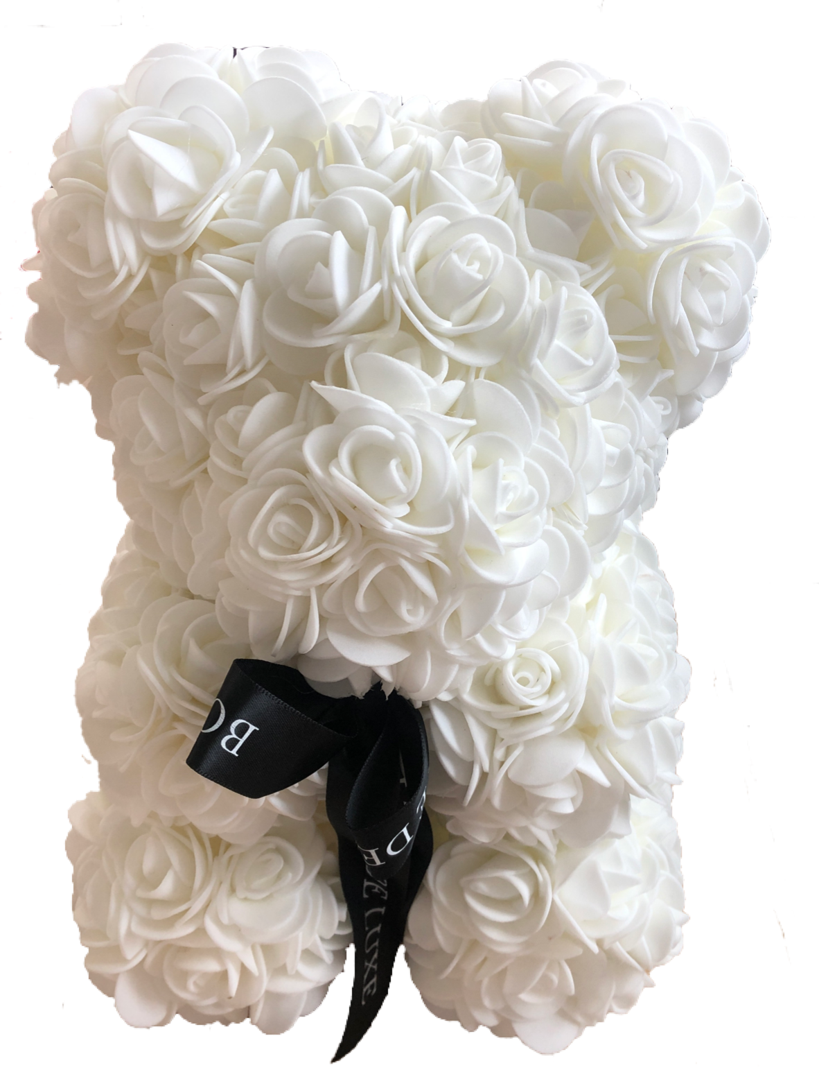 teddy bear roses white