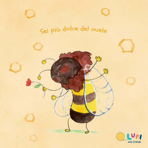 Bee Italian Valentine's Day Card