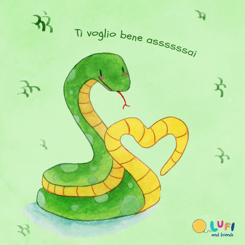 Serpiente Love Card