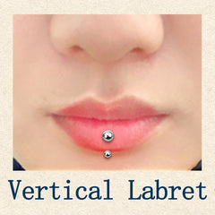 vertical piercing