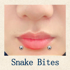 snake bite piercing