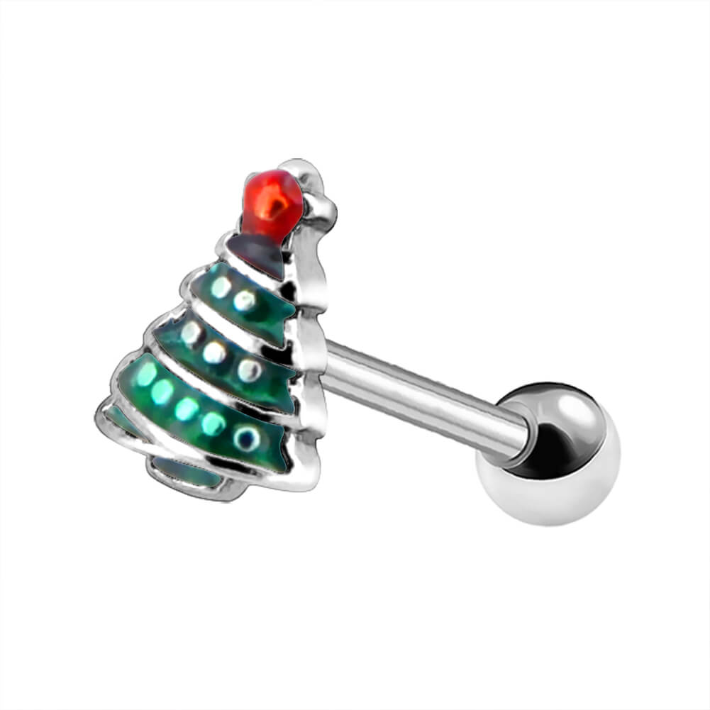 16G Christmas Tree Tragus Helix 