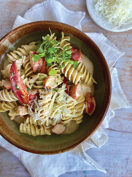 Capricci Mac 'n' cheese with lobster, cognac and parmesan