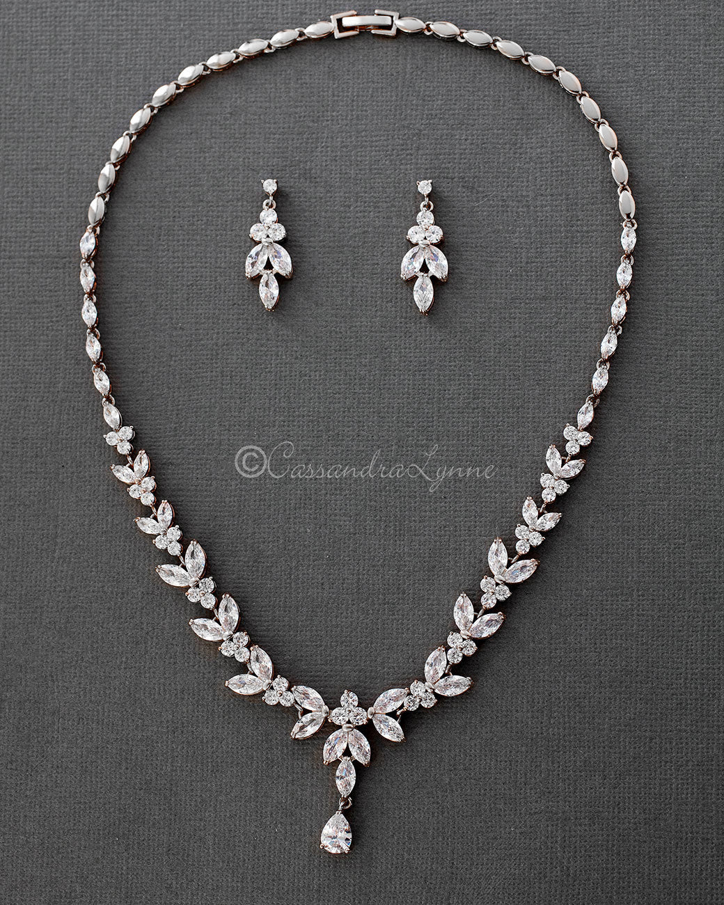 Bridal Necklace And Earring Sets At Cassandra Lynne 5202