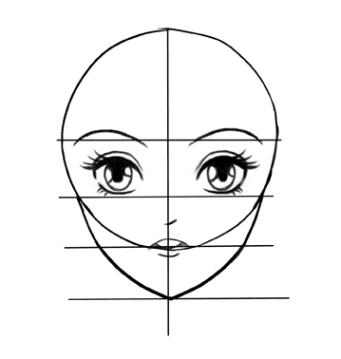 Dessiner un visage manga  Tuto facile dessin tête manga