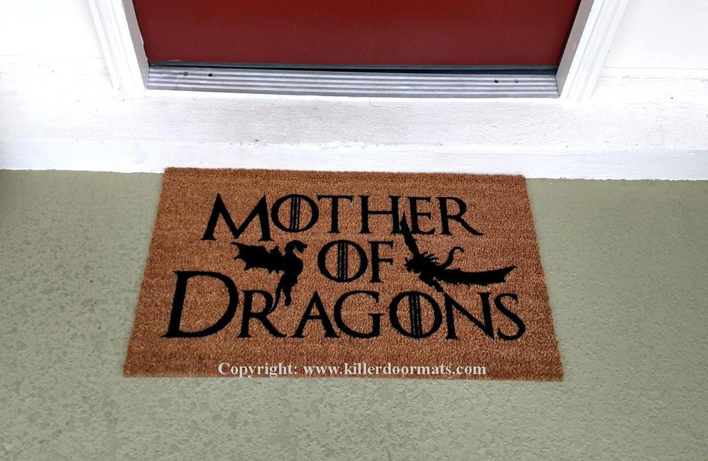 Mother Of Dragons Welcome Doormat Unwelcomedoormats