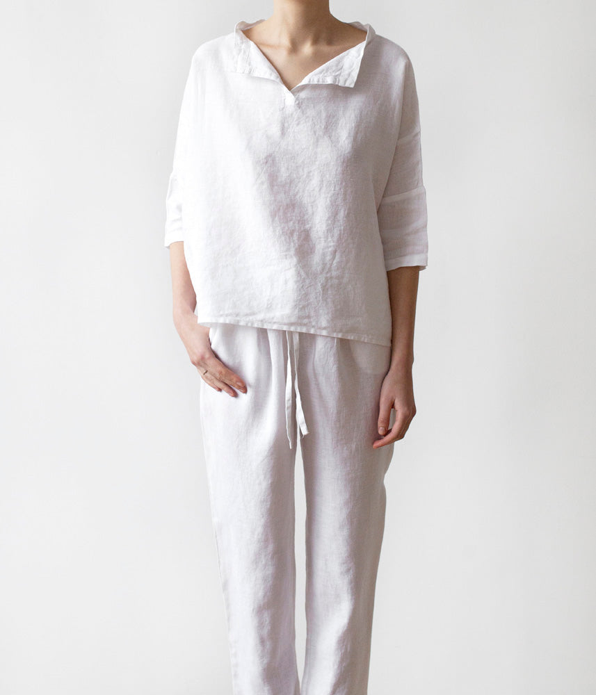 Womens pajamas, linen sleepwear - Linenbee