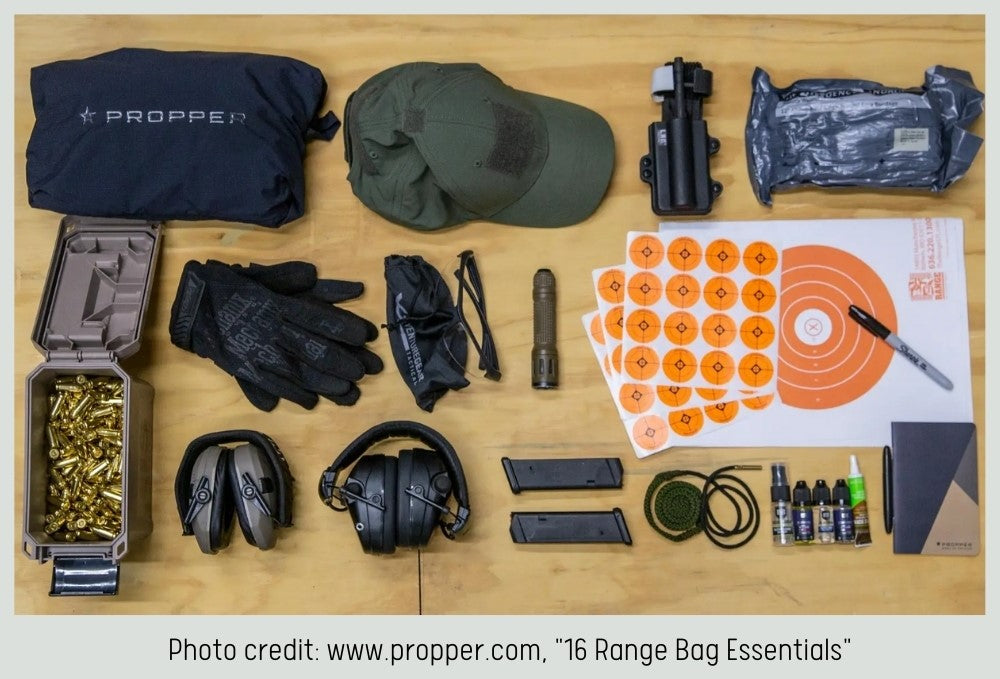 what to pack to the gun range
