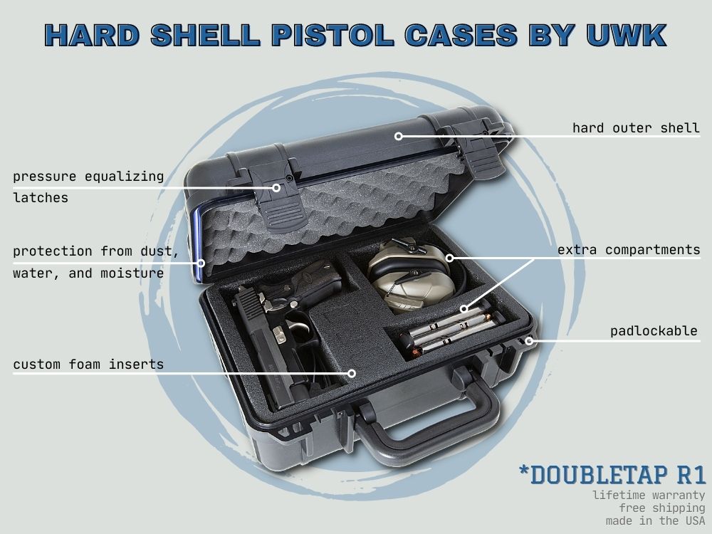 hard shell pistol cases by UWK