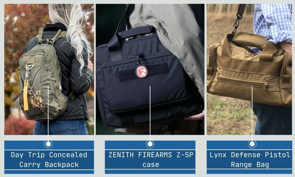 gun range bags