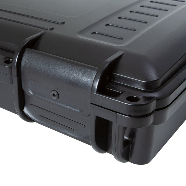 Gun case with pressure equalizing latches