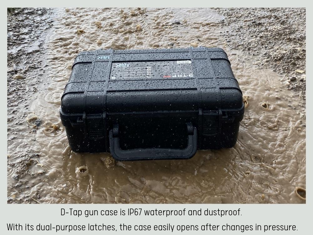 waterproof and dustproof gun case