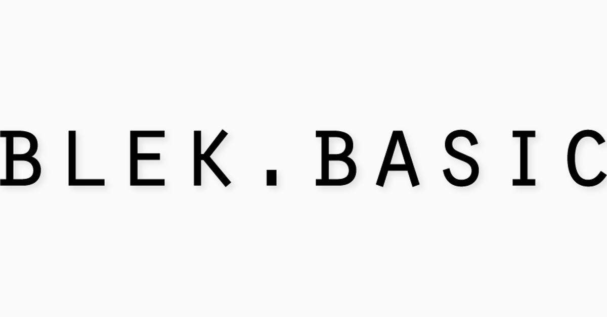 BLEK.BASIC