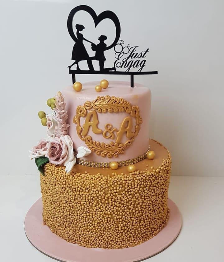 Ring Ceremony Cake | Engagement Ring Ceremony 3D Cake | Ring Ceremony Cake  Topper - YouTube