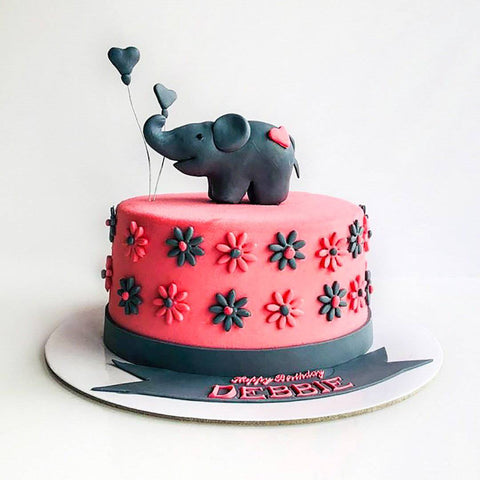 Baby Elephant Animal Kingdom Jungle Cake