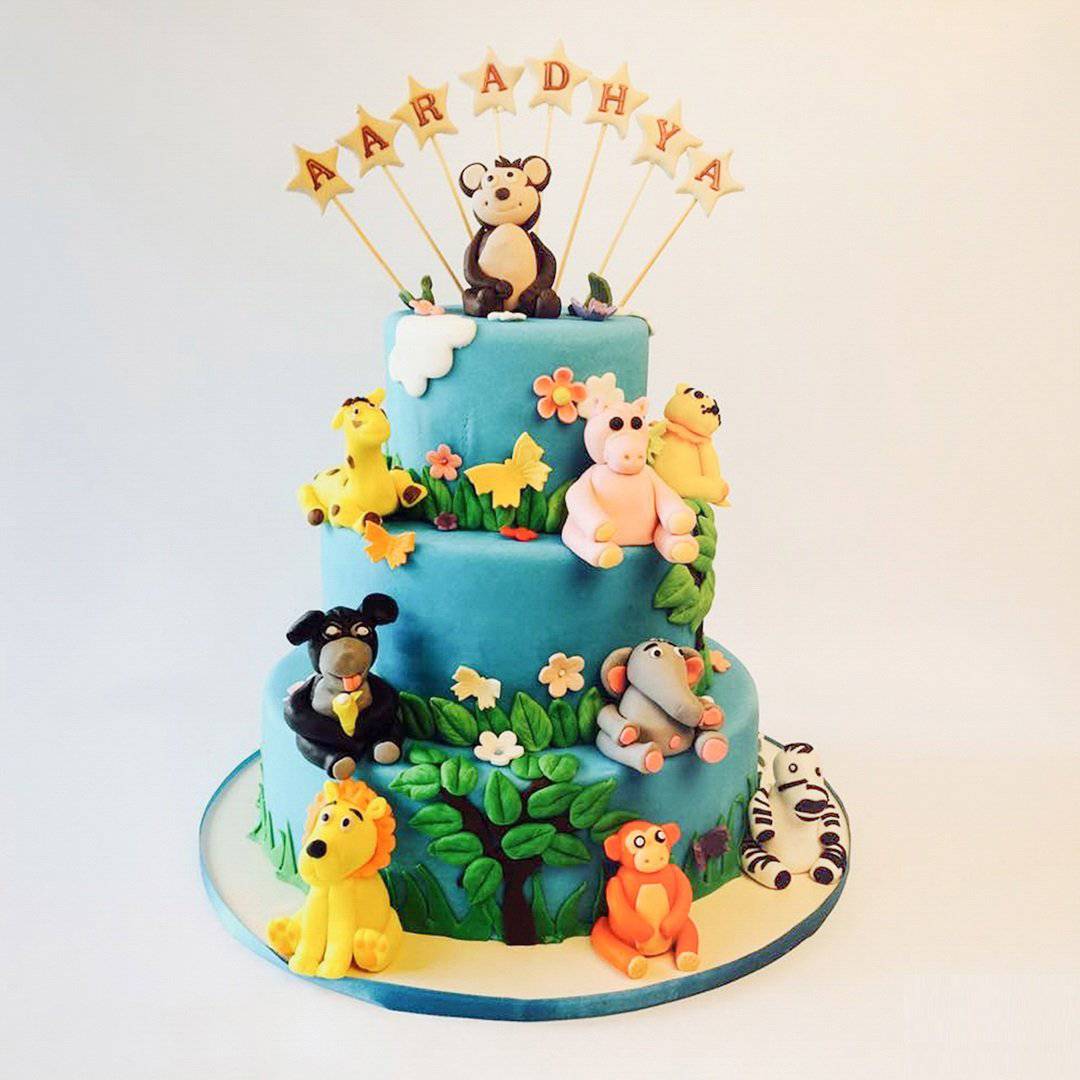 Animal Theme Kids Special Designer Cake - Avon Bakers