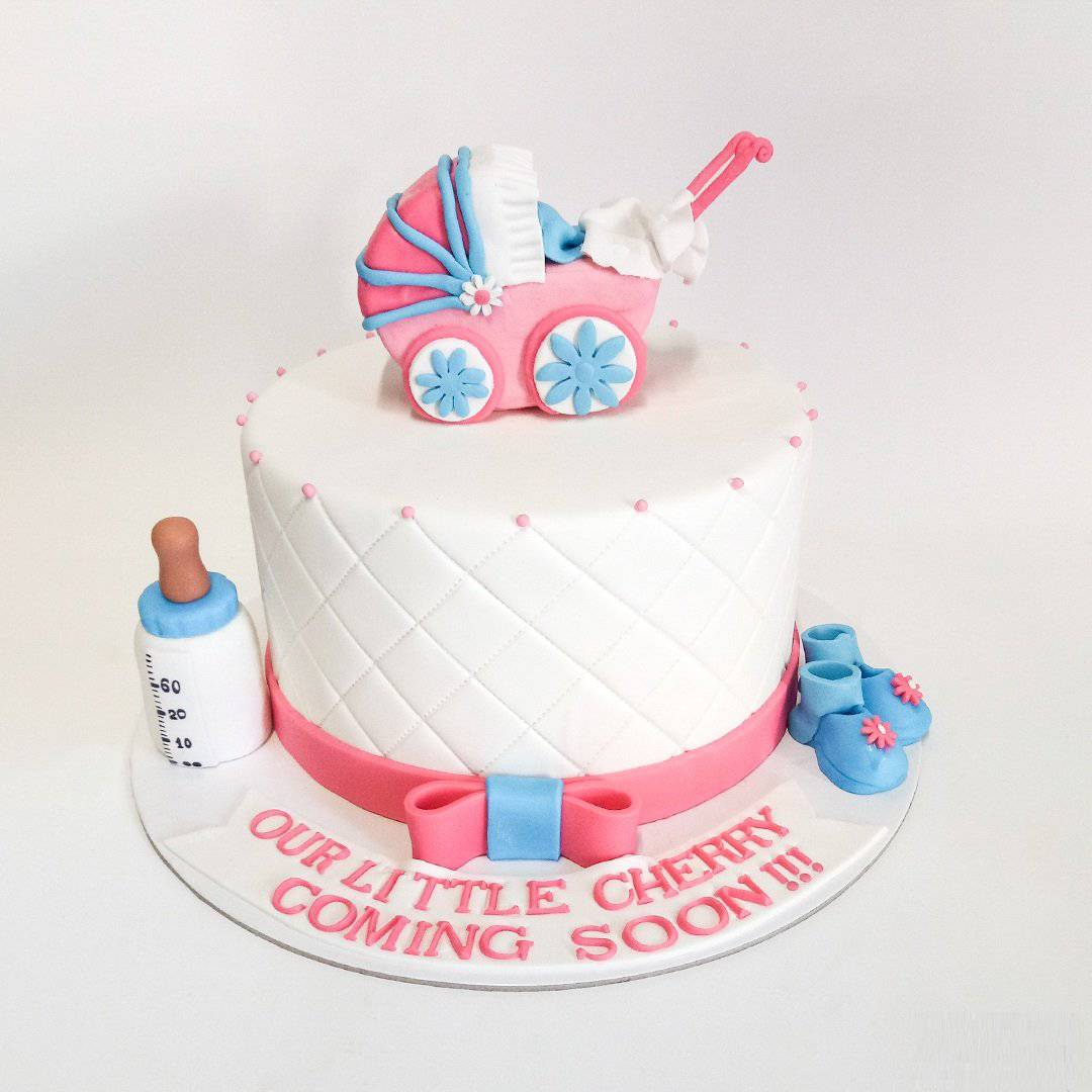 Baby Necessity Baby Shower Cake