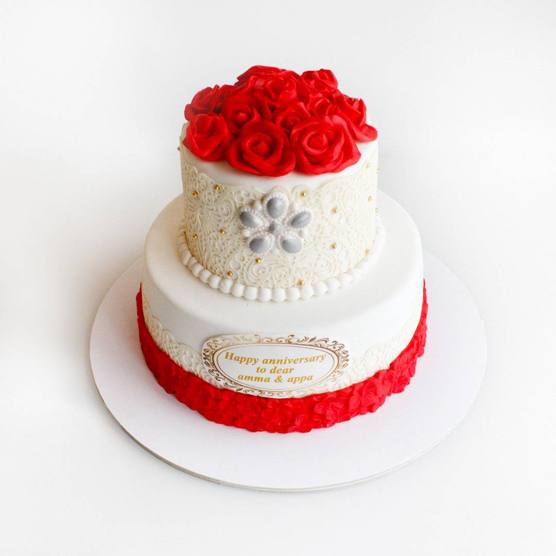 Sand Online 10th Anniversary Flower Cake for Your Love-Giftzbag