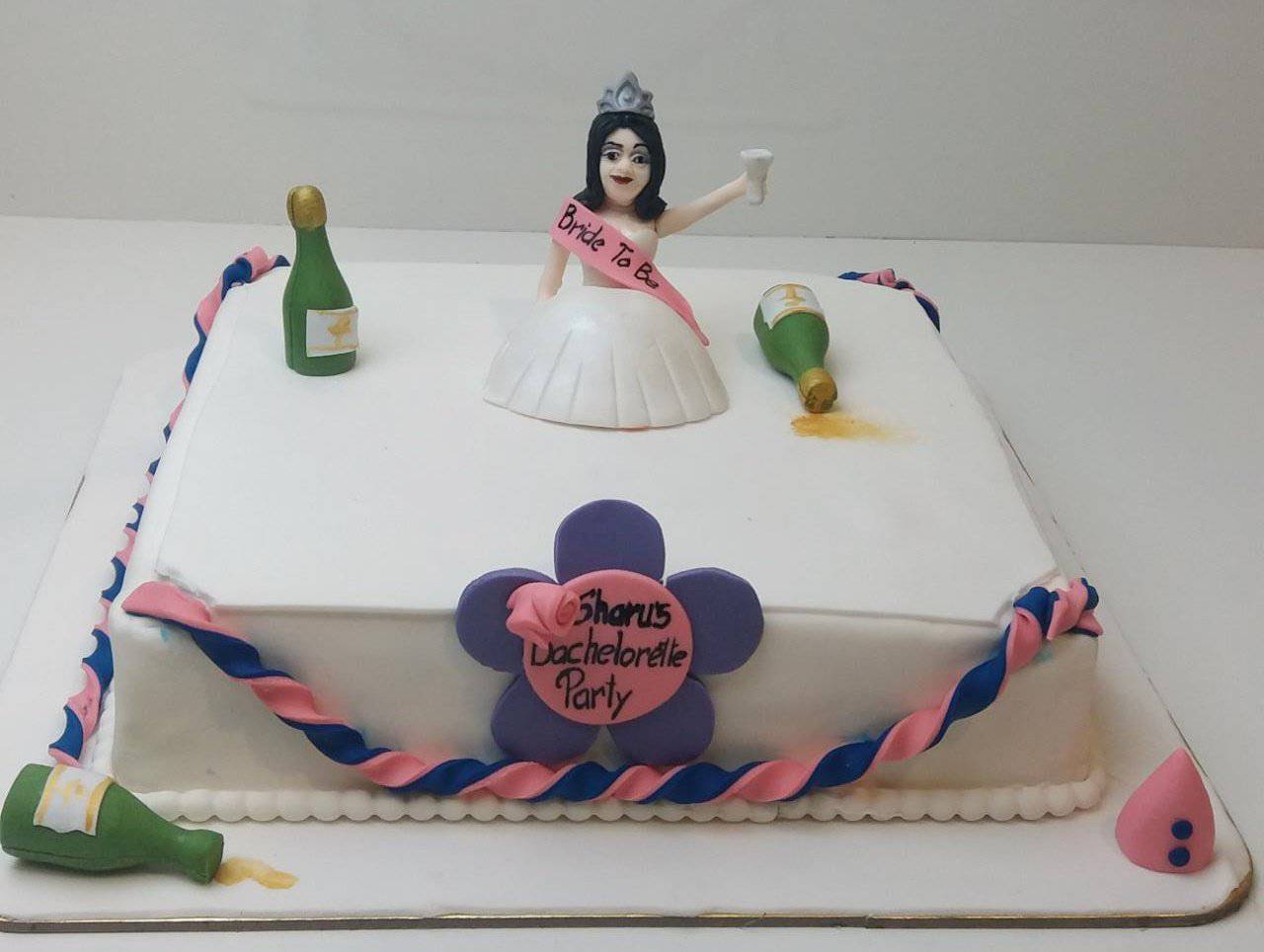 A cake for a 'bride to be' | Bachelorette cake, Brides cake, Bachelor party  cakes