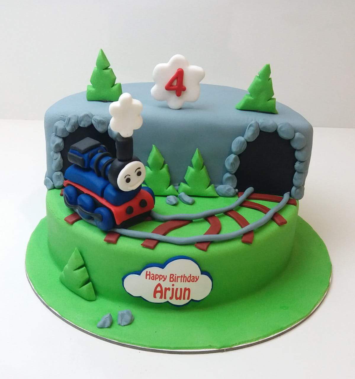 Thomas The Tank Engine Exploding Cake Tutorial- Rosie's Dessert Spot -  YouTube