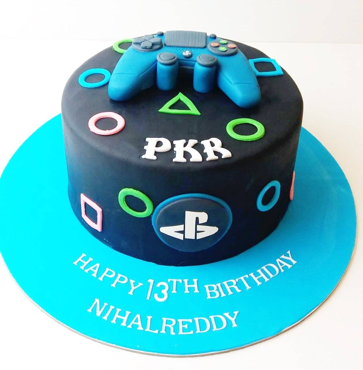 Computer Game Birthday Cake