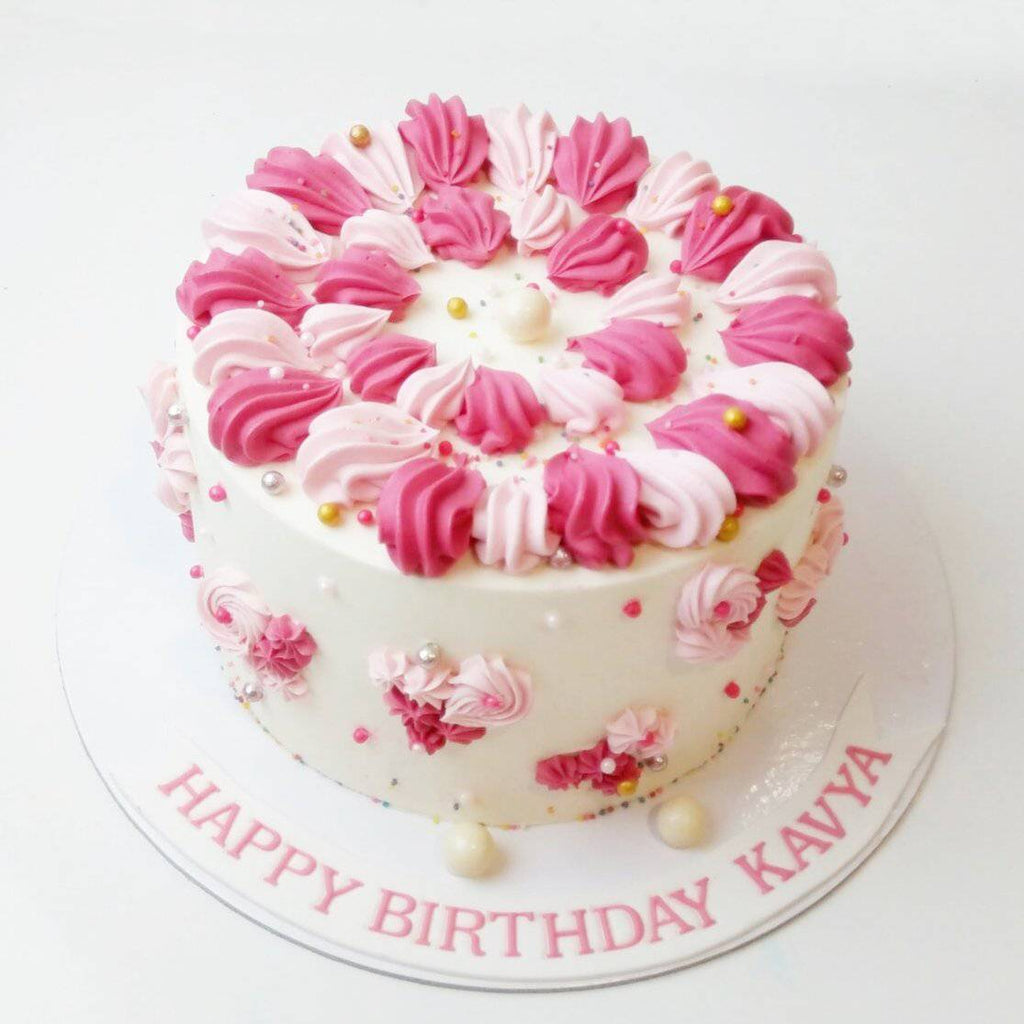 Pink Frosting Cake Eggless Aubree Haute Chocolaterie