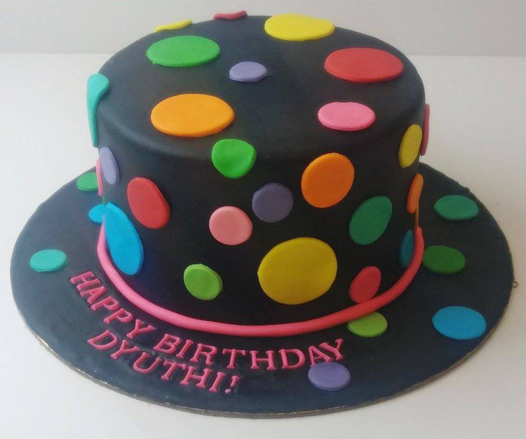 Pastel Modern Polka Dot Cake - CakeCentral.com