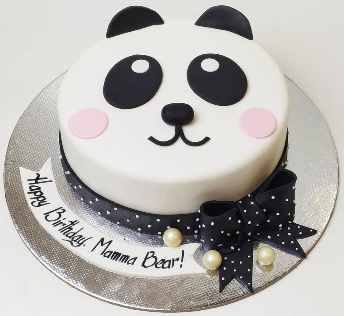 Panda Theme Birthday Cake - Online Cake Order in Lahore