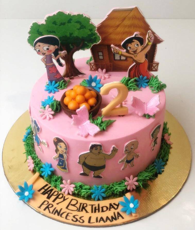 Chota Bheem Birthday Cakes | Chota Bheem Photo Cakes | Order Now