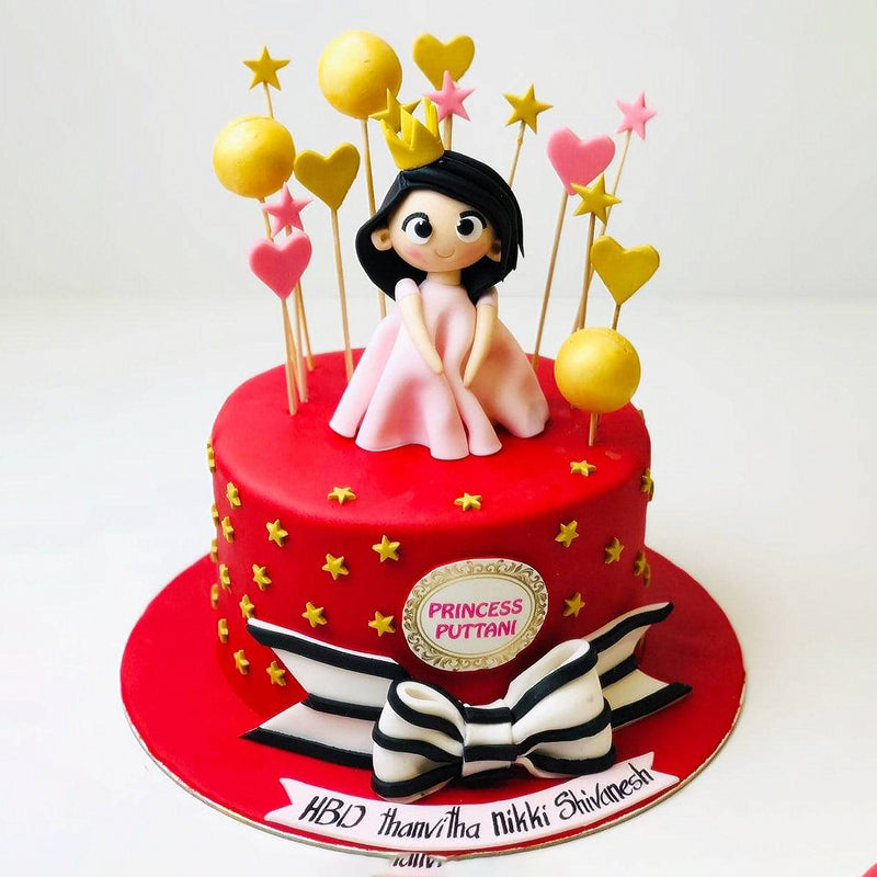 princess birthday cake design for girls