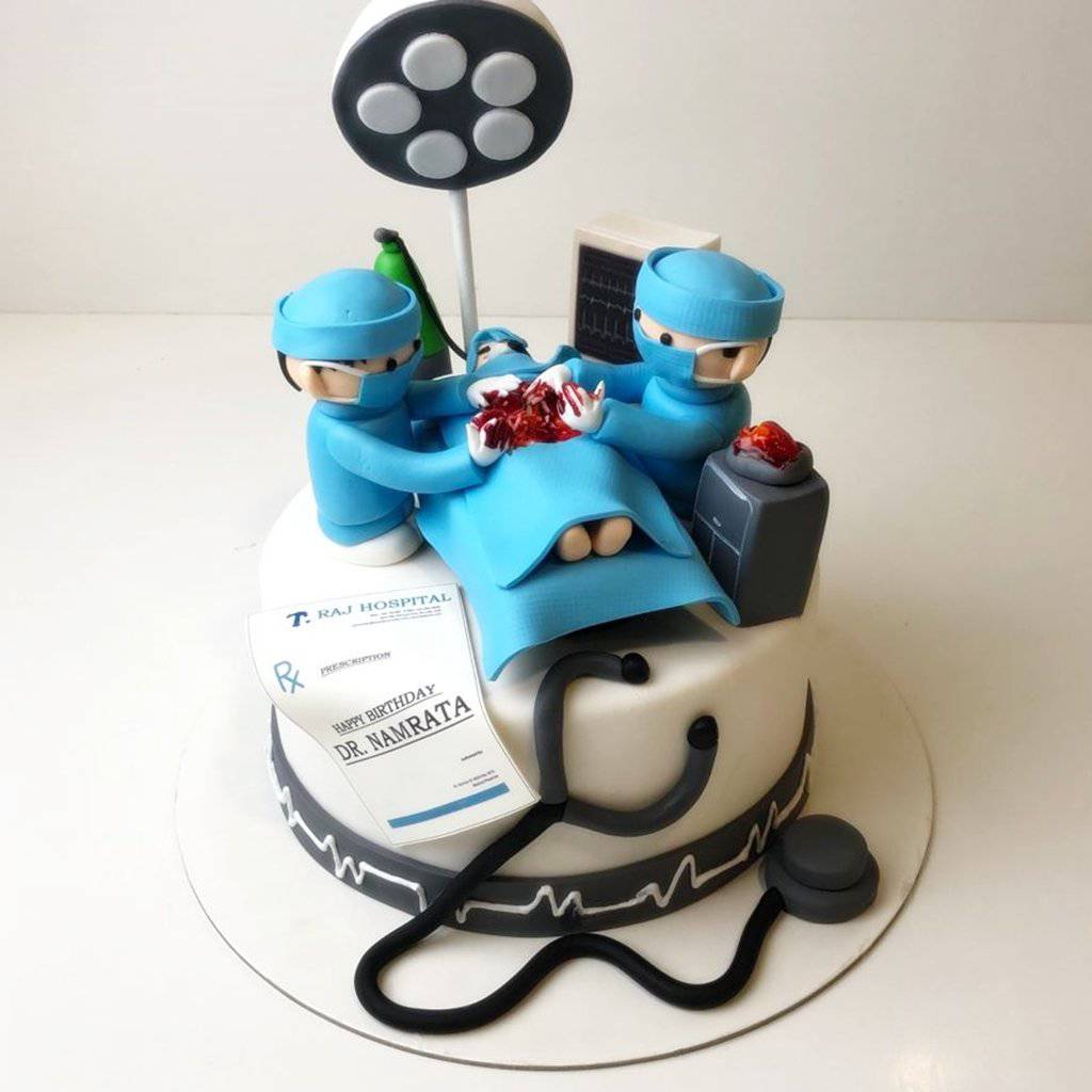 Doctor Theme Cake Online Delivery in Delhi NCR | Flavours Guru