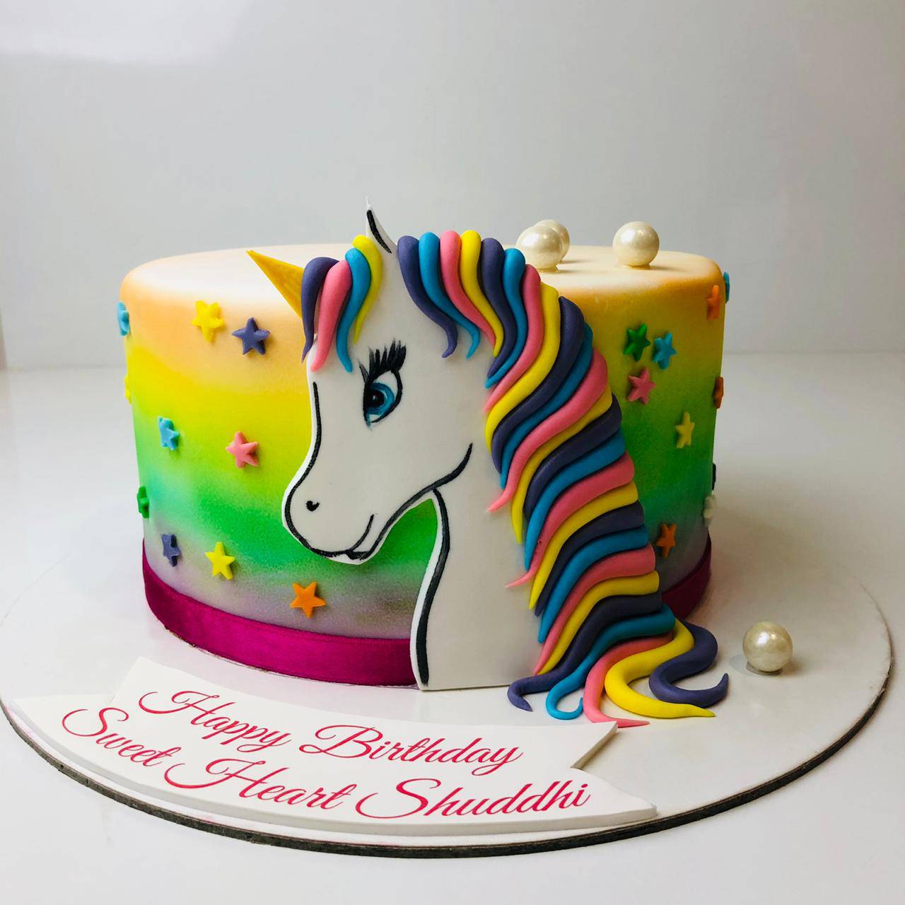 UNICORN CAKE To Birthday Party Foal With Pink... - Stock Illustration  [77513778] - PIXTA