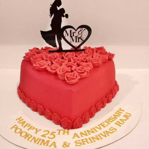 60th wedding anniversary - Decorated Cake by Claire Lynch - CakesDecor