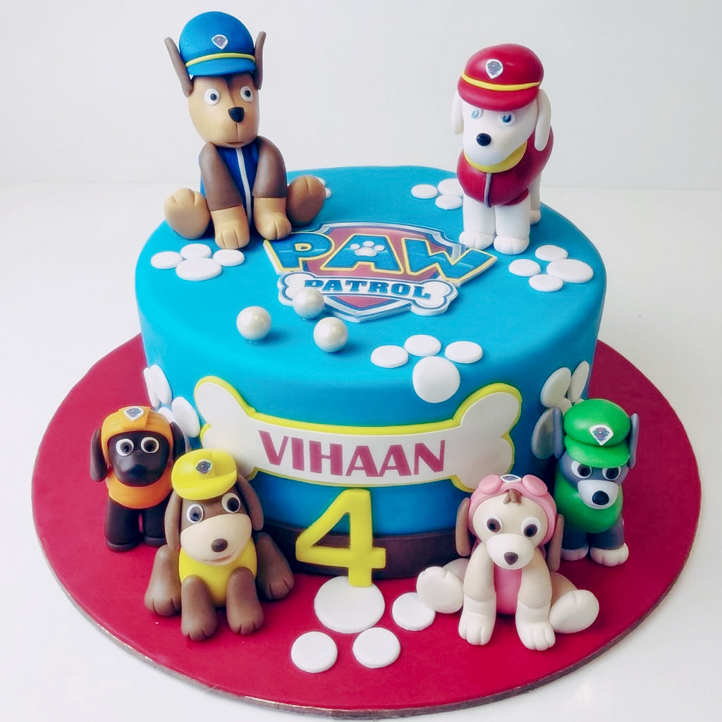 Paw Patrol Theme Cake