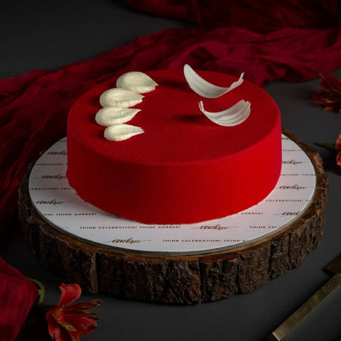  Red Velvet Cheese Cake - Eggless