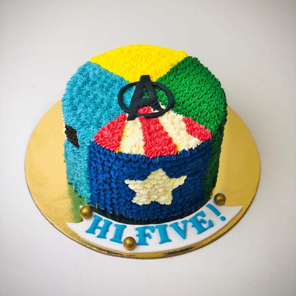 Superhero 5 Cake