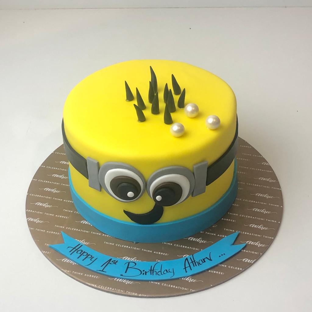 Sumptuous Two Tier Minion Cake for Birthday to Ranchi, India